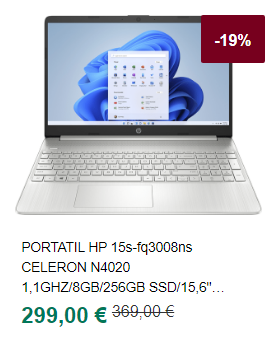 Portatil en oferta